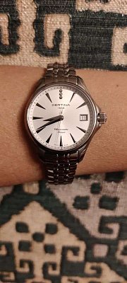 Фото покупателя: Швейцарские титановые наручные часы Certina Lady Diamonds C032.051.44.036.00