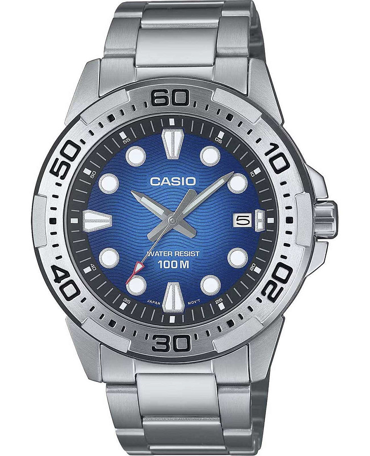 Часы Casio Collection MTD-140D-2A — мужские, синий
