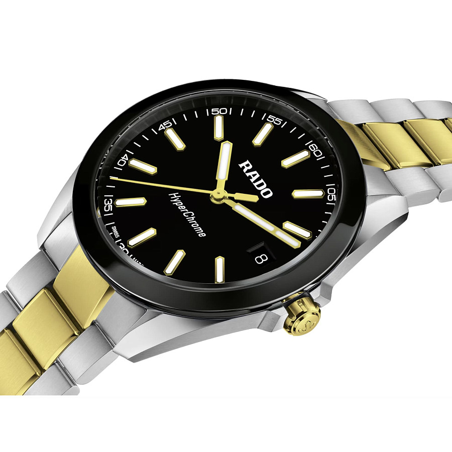 Часы Rado Hyperchrome R32280153 — кварцевые, сталь металл