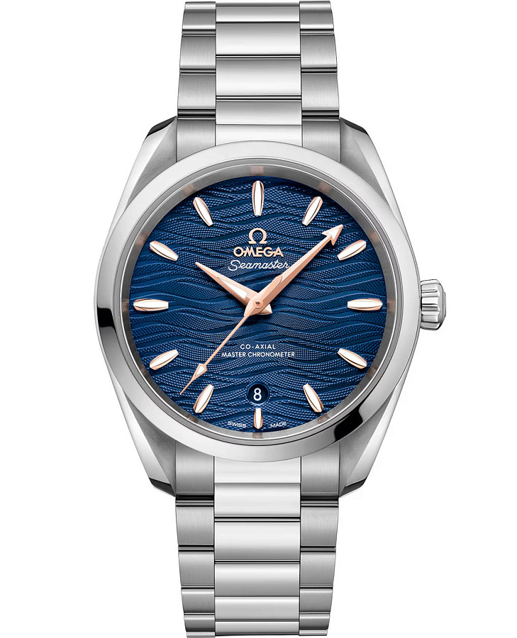 Часы Omega Seamaster Aqua Terra 220.10.38.20.03.002 — мужские, синий