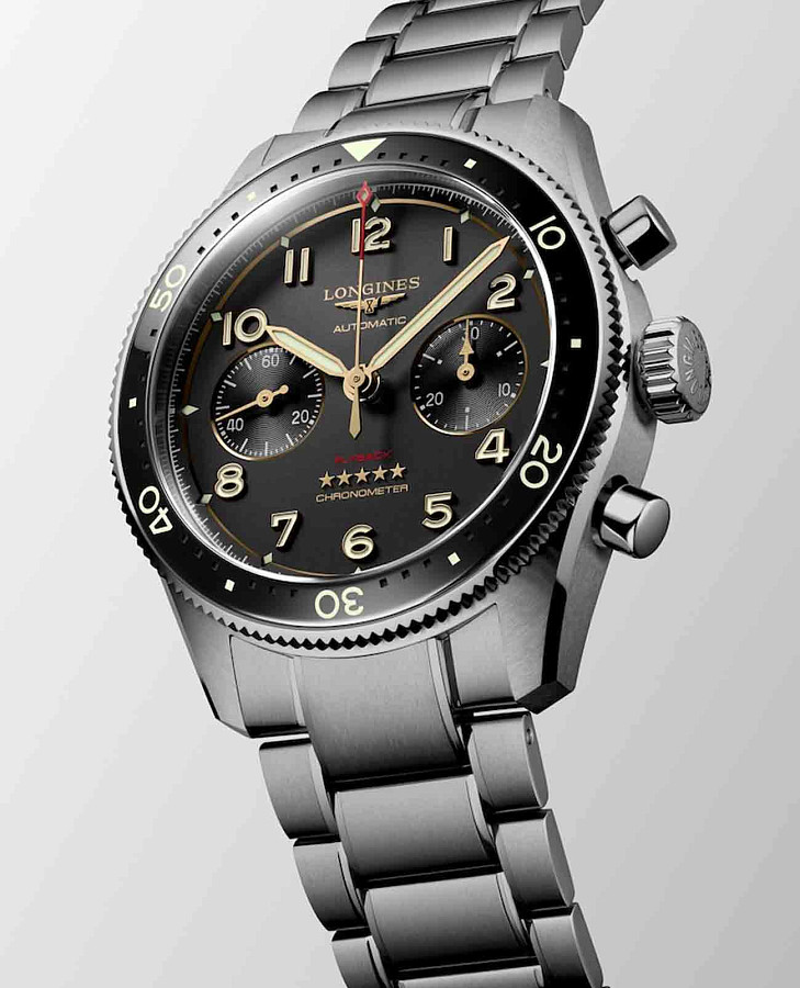 Часы Longines Spirit Flyback L3.821.1.53.6 — нержавеющая сталь, мужские