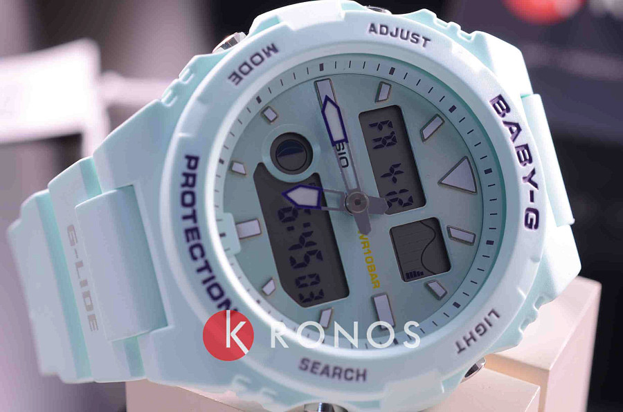 Часы Casio Baby-G G-Lide BAX-100-3A — пластик, женские, Япония