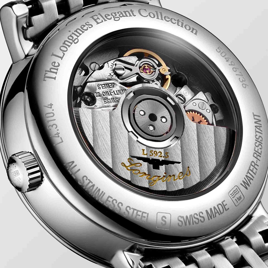 Часы Longines Elegant Collection 29 mm L4.310.4.19.6 — сталь металл, Швейцария