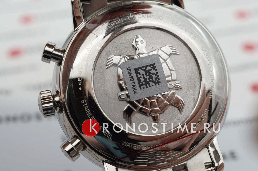 Часы Certina DS Caimano Chronograph C035.417.11.057.00 — сталь металл, Швейцария