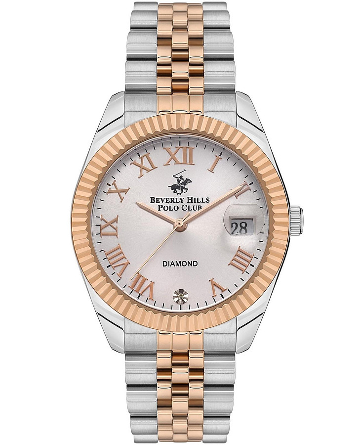 Часы Beverly Hills Polo Club BP3582C.530 — женские, серебристый