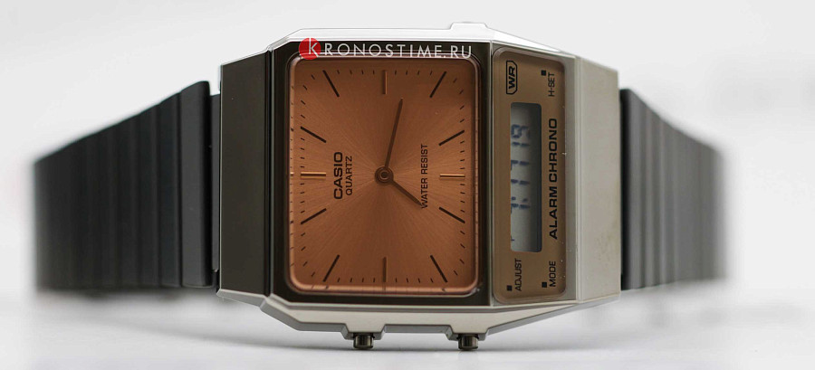 Часы Casio Vintage AQ-800ECGG-4A — нержавеющая сталь, мужские