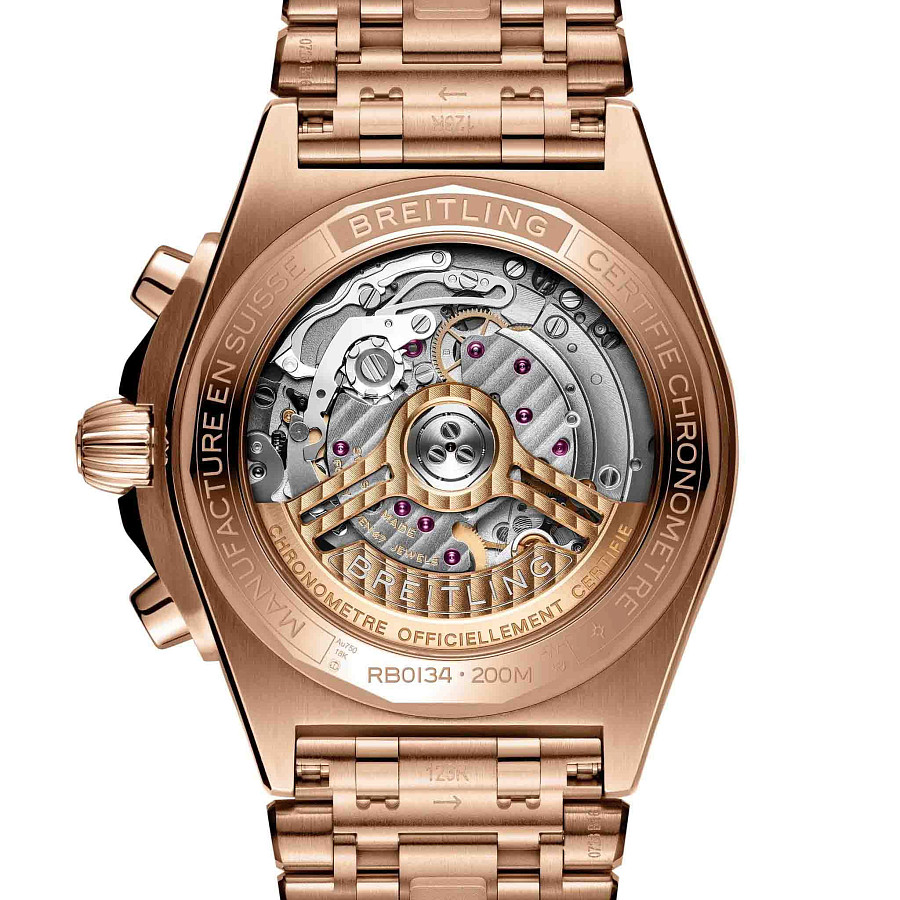 Часы Breitling Chronomat B01 42 mm RB0134101L1R1 — 18-каратное красное золото, мужские