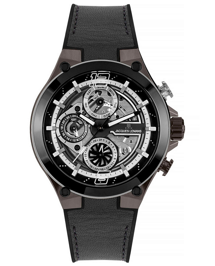 Часы Jacques Lemans Sport 1-2150A — мужские, черный