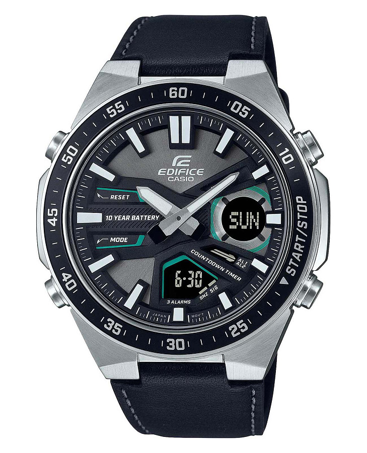 Часы Casio Edifice EFV-C110L-1AVDF (EFV-C110L-1A) — мужские, черный