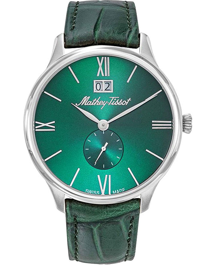 Часы Mathey-Tissot Edmond H1886QAV — мужские, зеленый