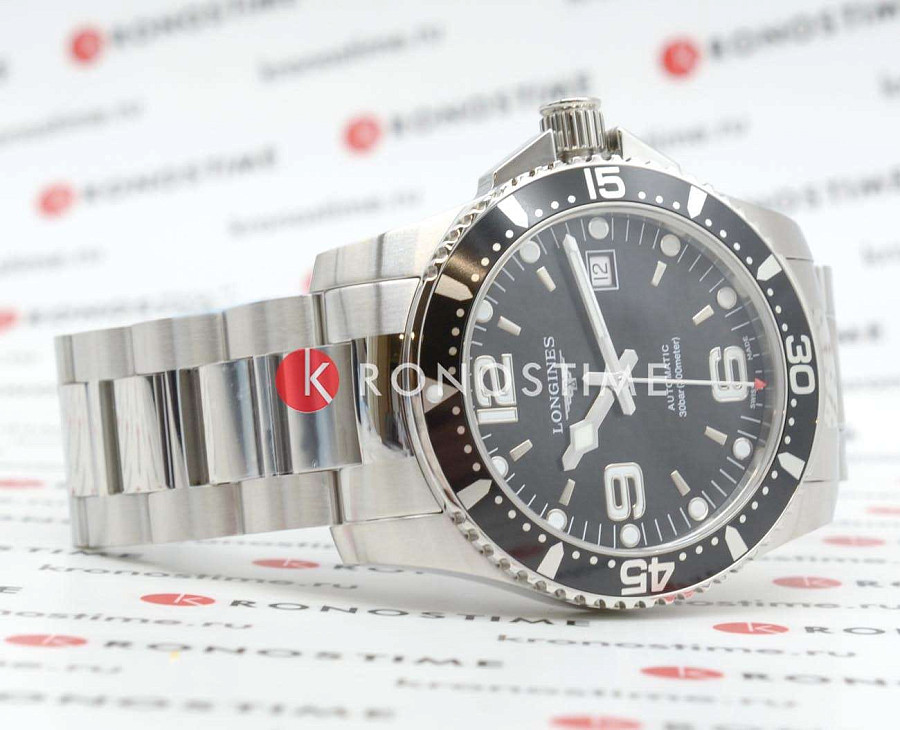Часы Longines HydroConquest L3.742.4.56.6 — нержавеющая сталь, мужские