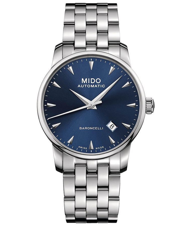 Часы Mido Baroncelli Gent M8600.4.15.1 — мужские, синий