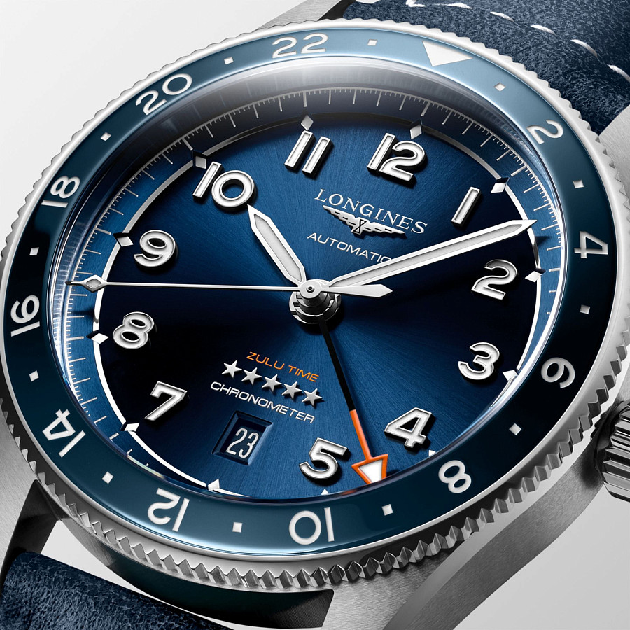 Часы Longines Spirit L3.812.4.93.2 — мужские, кожаный