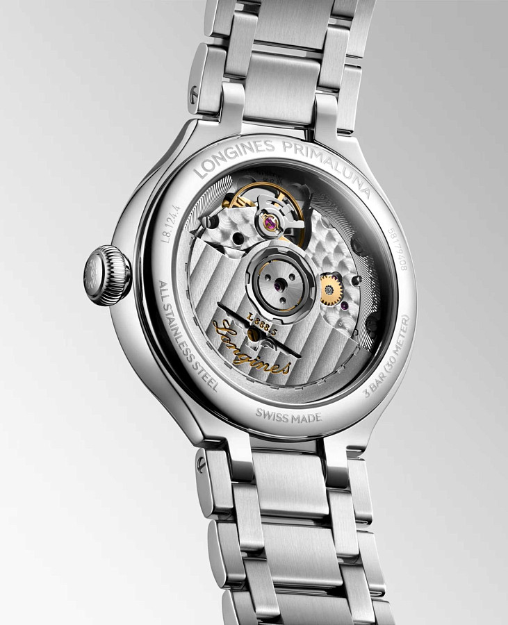 Часы Longines PrimaLuna L8.124.4.07.6 — нержавеющая сталь, женские