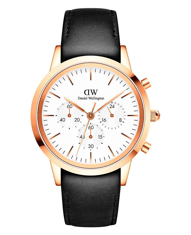 Часы Daniel Wellington Iconic Link Arctic DW00100646 — мужские, белый
