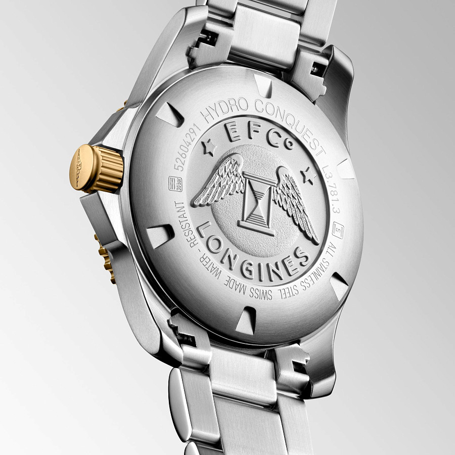Часы Longines HydroConquest L3.781.3.96.7 — металл сталь керамика, Швейцария