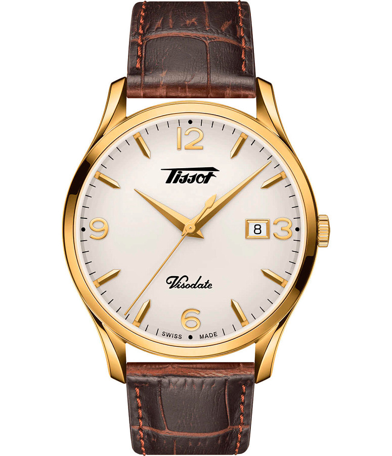 Часы Tissot Heritage Visodate T118.410.36.277.00 — мужские, белый