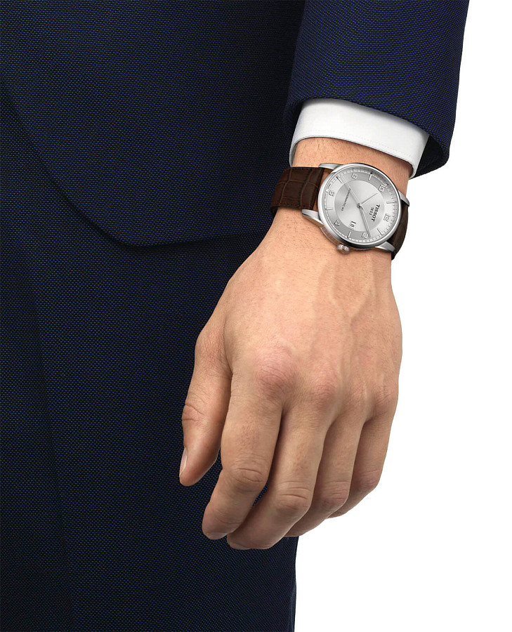 Часы Tissot Luxury Powermatic 80 T086.407.16.037.00 — механические, сталь металл