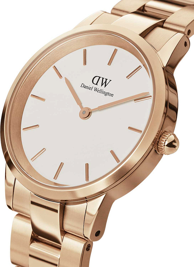 Часы Daniel Wellington Iconic Link DW00100343 — кварцевые, сталь металл