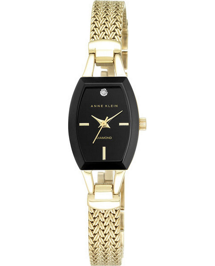 Часы Anne Klein Diamond 2184BKGB — женские, черный
