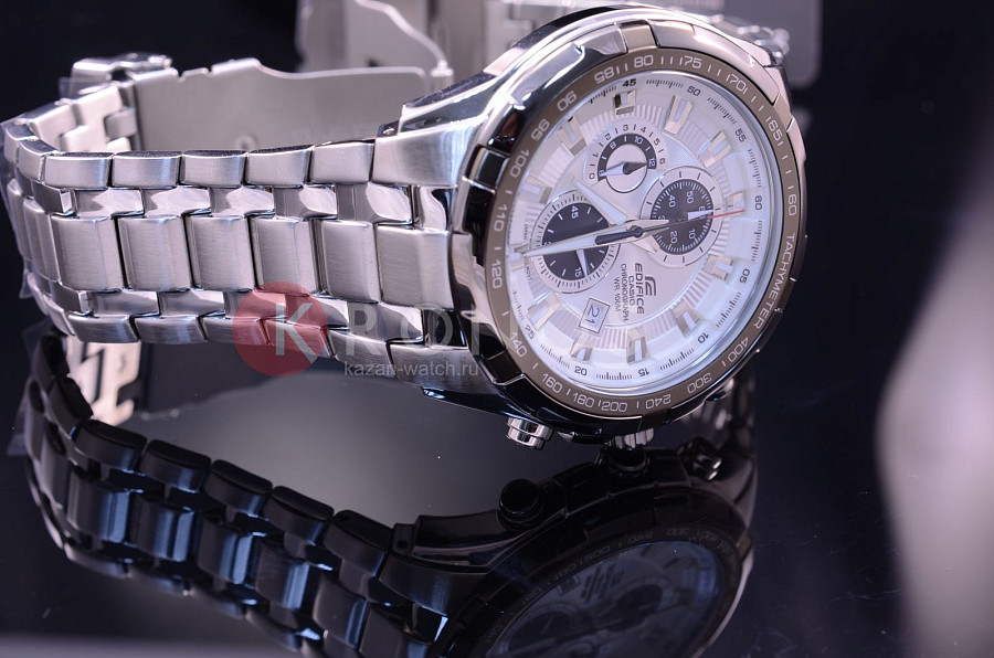 Часы Casio Edifice EF-539D-7A — автокварц (кинетик), сталь металл