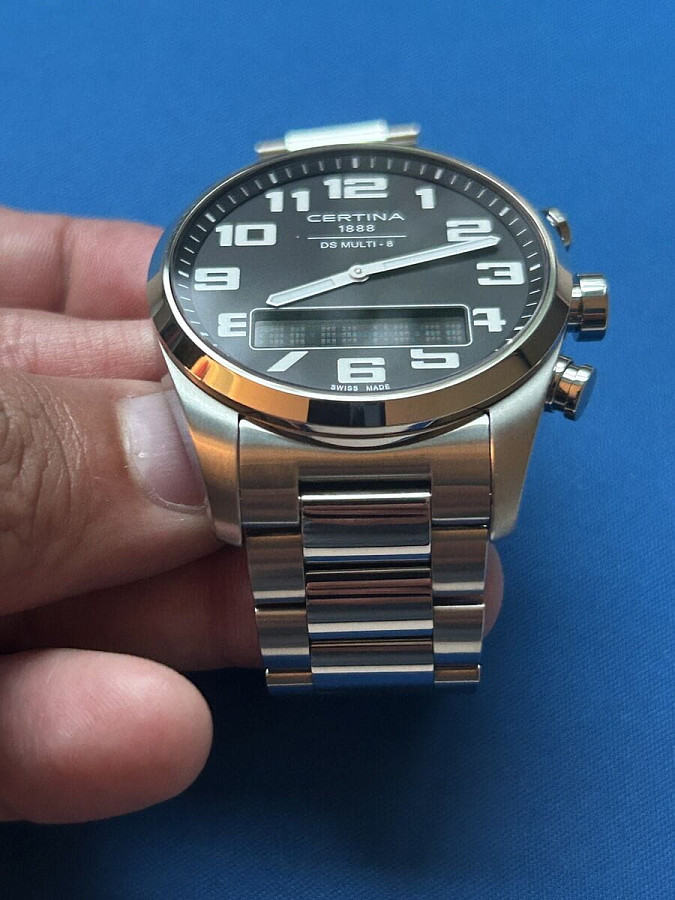 Часы Certina DS Multi C020.419.44.082.01 — металл титан, титановый