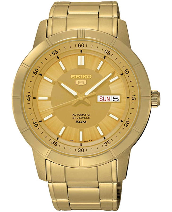 Часы Seiko SNKN62K1 — мужские, золотой