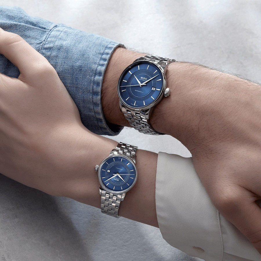 Часы Mido Baroncelli Signature M037.407.11.041.01 — артикул M0374071104101, мужские