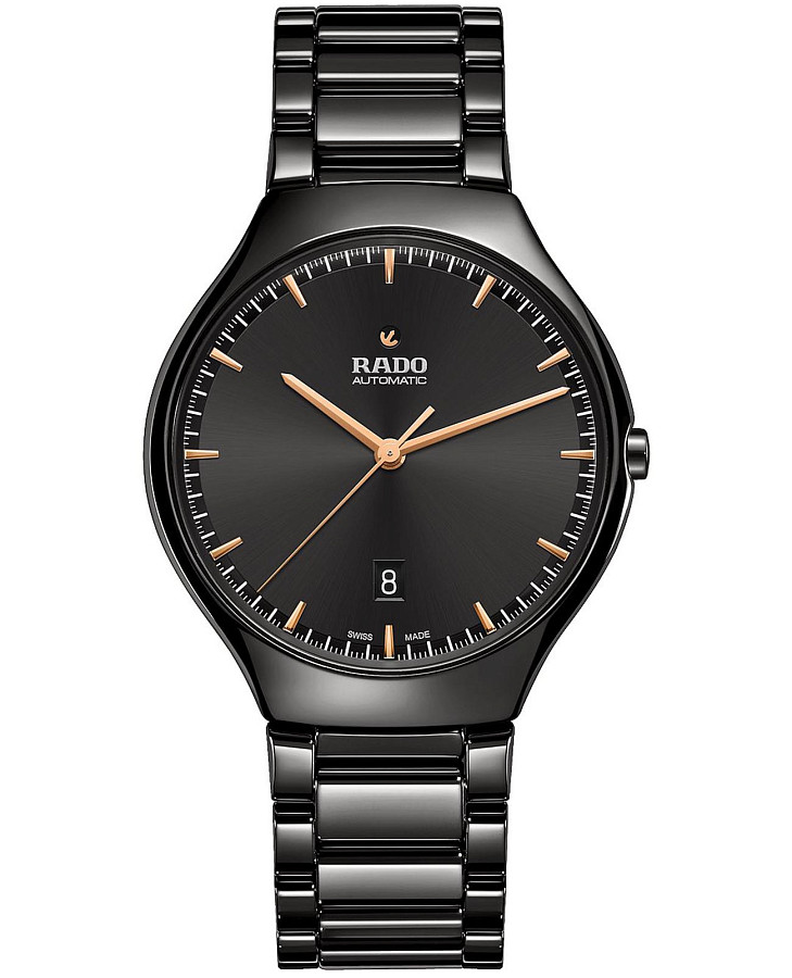 Часы Rado True Thinline Automatic R27113172 — мужские, черный