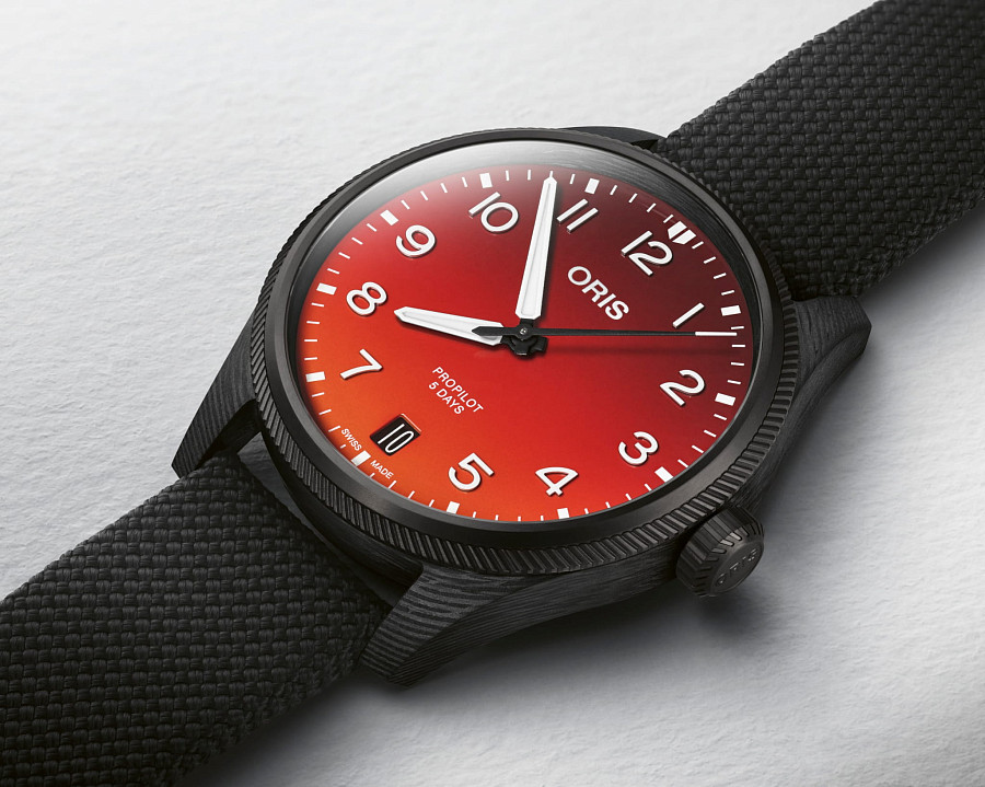 Часы Oris Propilot Coulson Limited Edition 01 400 7784 8786-Set — тканевый, мужские