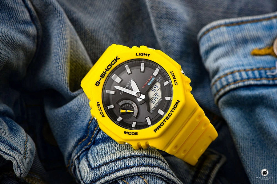 Часы Casio G-Shock GA-B2100C-9ADR (GA-B2100C-9A) — Япония, мужские