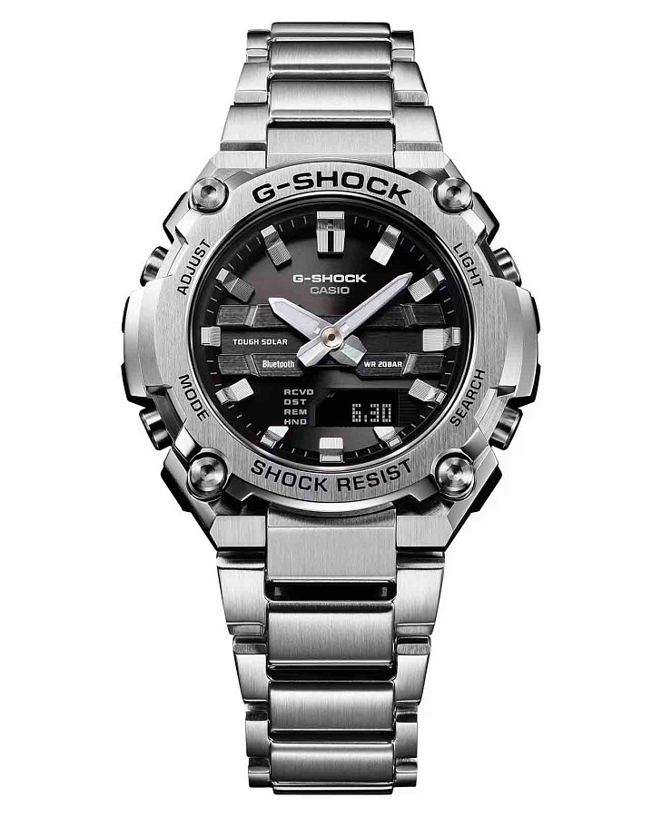 Часы Casio G-Shock GST-B600D-1ADR (GST-B600D-1A) — металл сталь, Япония