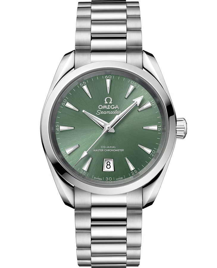 Часы Omega Seamaster Aqua Terra 220.10.38.20.10.002 — мужские, зеленый