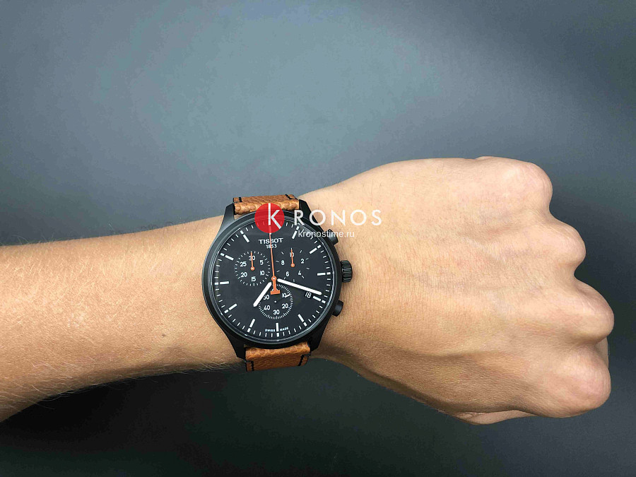 Часы Tissot Chrono XL NBA Collector T116.617.36.051.08 — кожаный, черный