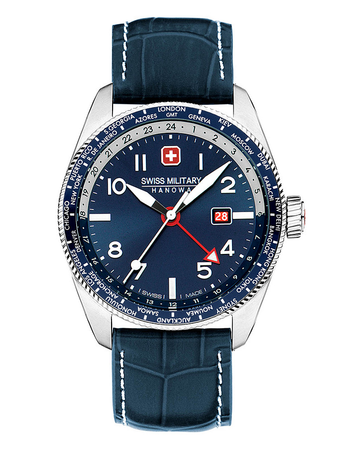 Часы Swiss Military Hanowa Hawk Eye SMWGB0000505 — мужские, синий