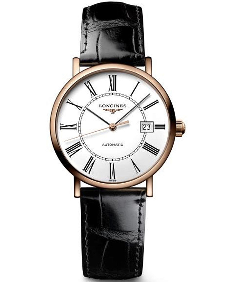 Часы Longines Elegant Collection L4.378.8.11.4 — кожаный, мужские
