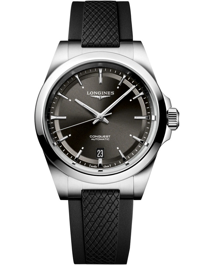 Часы Longines Conquest L3.720.4.52.9 — женские, черный