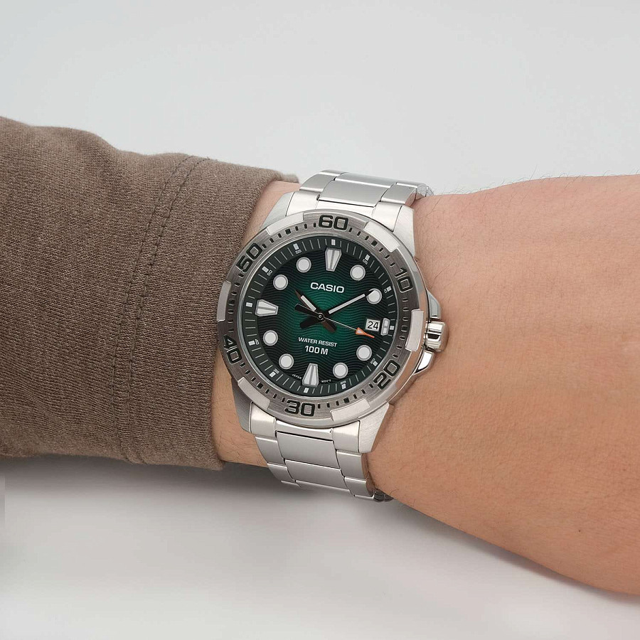 Часы Casio Collection MTD-140D-3A — Япония, кварцевые