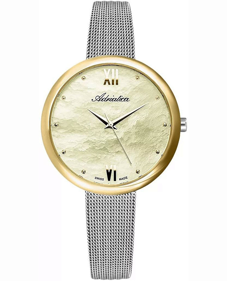 Часы Adriatica Milano A3632.218SQ — женские, золотистый