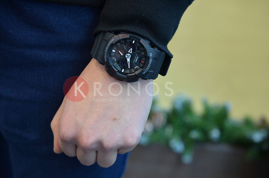 Часы Casio G-Shock GA-120-1A — Япония, электронные