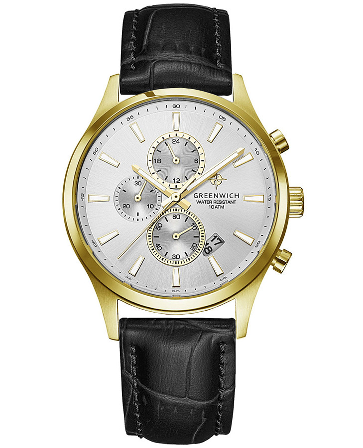 Часы Greenwich Navigator GW 053.21.33 — мужские, белый