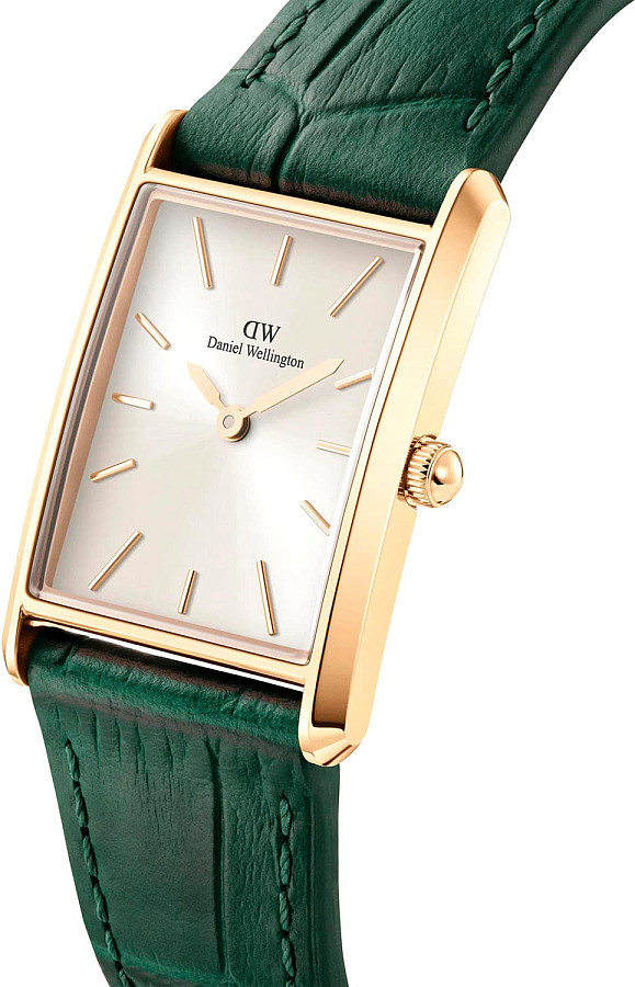 Часы Daniel Wellington Bound Crocodile Champagne Sunray Gold DW00100695 — кварцевые, сталь металл