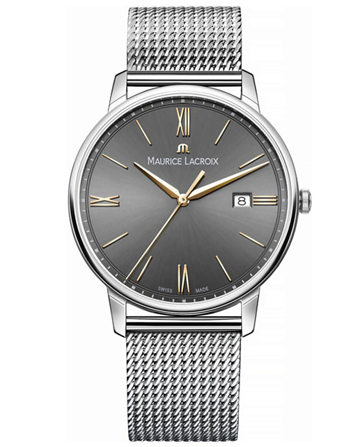 Часы Maurice Lacroix Eliros Date EL1118-SS002-311-1 — мужские, серый