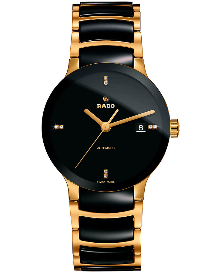 Часы Rado Centrix Automatic Diamonds R30035712 — женские, черный