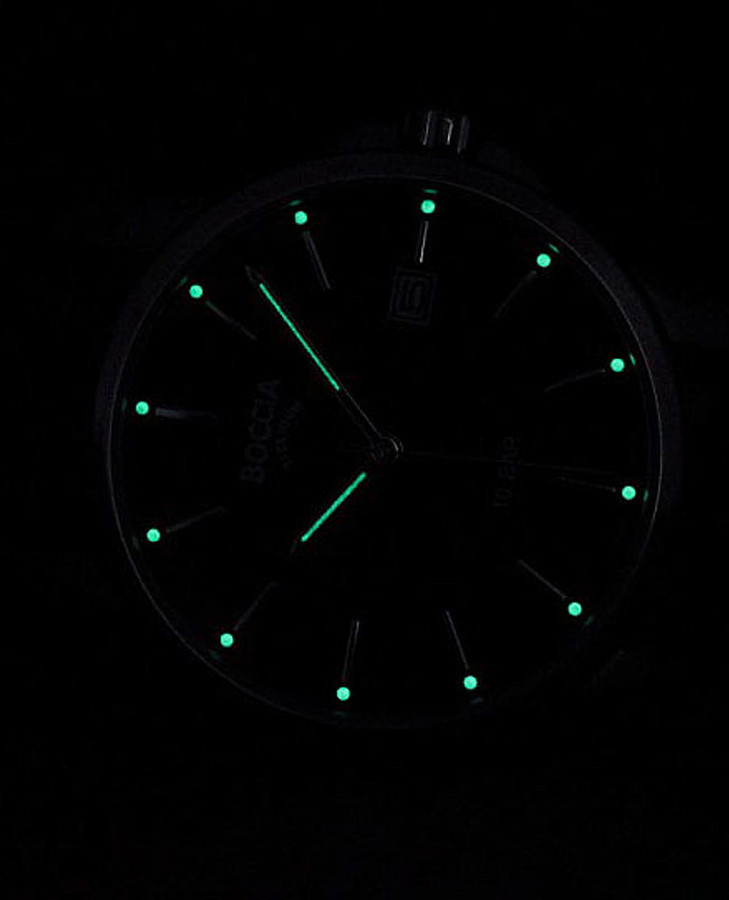 Часы Boccia Titanium Circle-Oval 3633-02 — титан, Германия