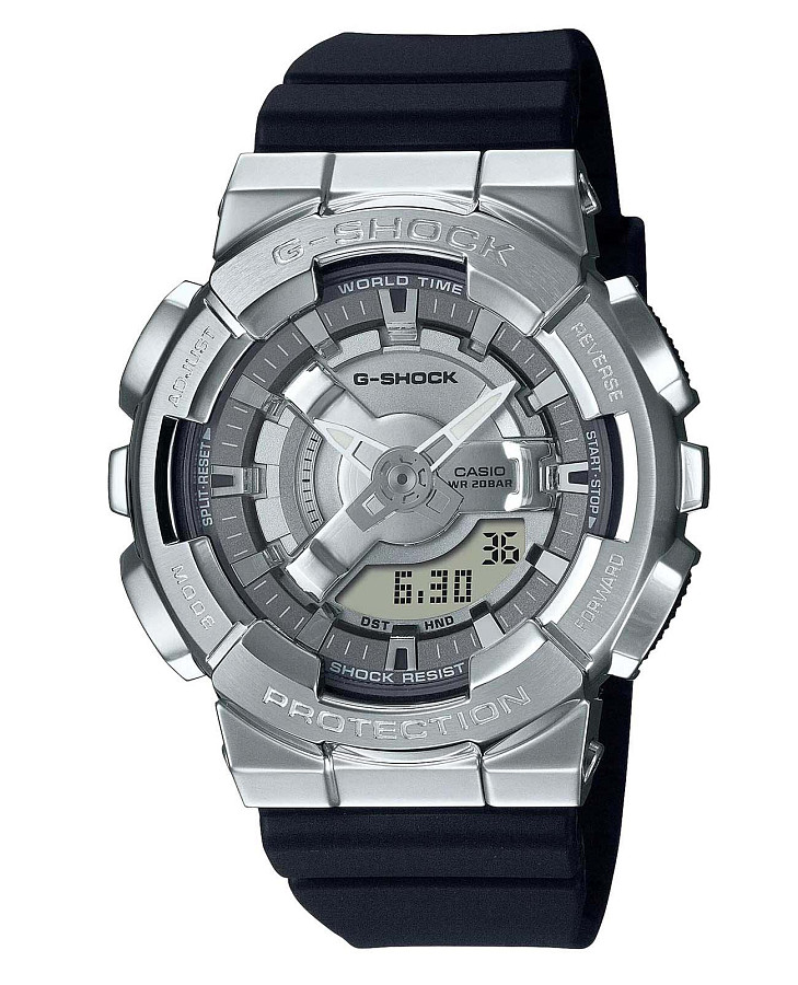 Часы Casio G-Shock GM-S110-1ADR (GM-S110-1A) — мужские, черный