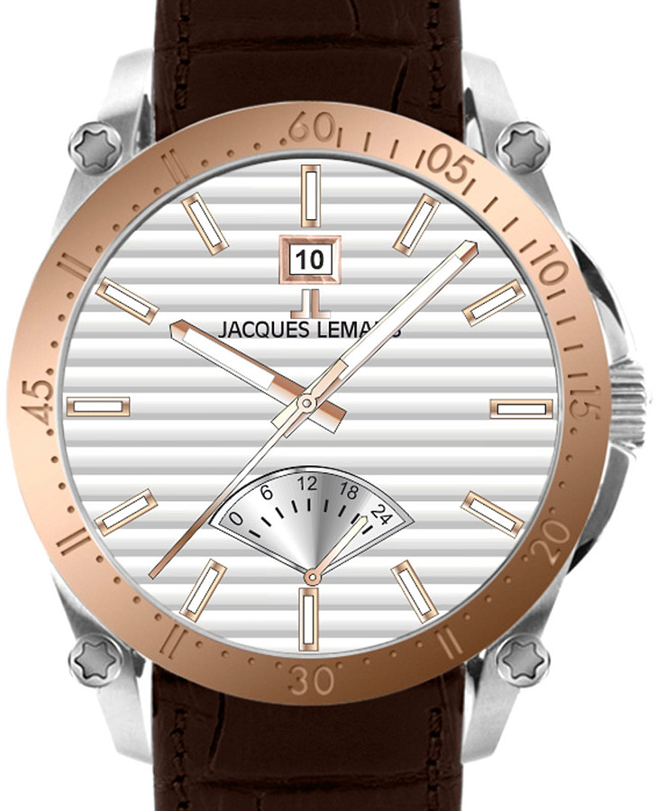 Часы Jacques Lemans Derby 1-2202i — кварцевые, сталь металл
