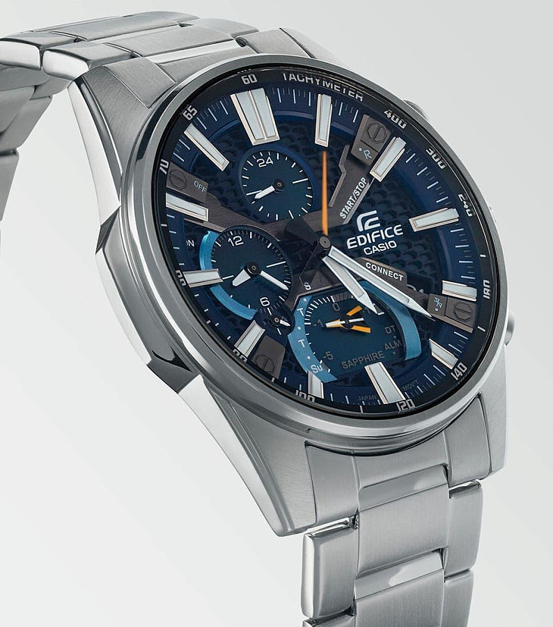 Часы Casio Edifice EQB-1200D-2AER — нержавеющая сталь, мужские