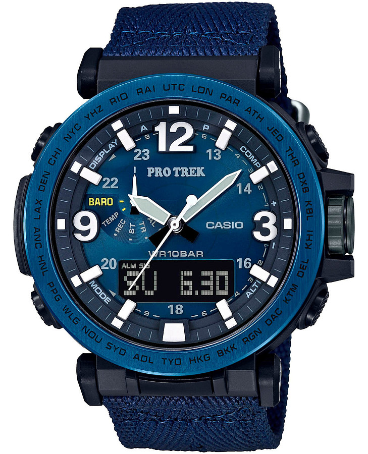 Часы Casio Pro Trek PRG-600YB-2 — мужские, синий
