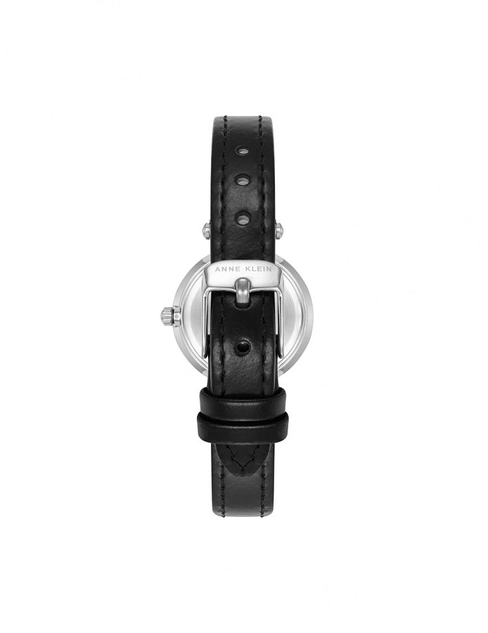 Часы Anne Klein Leather 9443AQBK — кварцевые, металл сталь